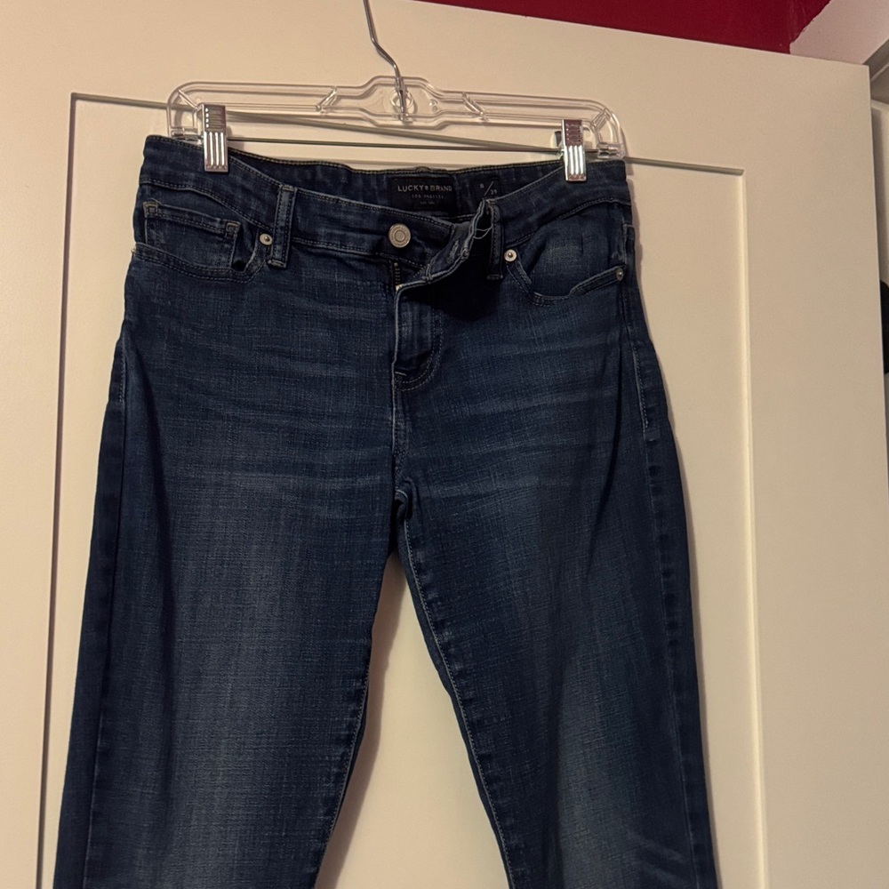 Lucky Brand Women's Deep Blue Skinny Jeans